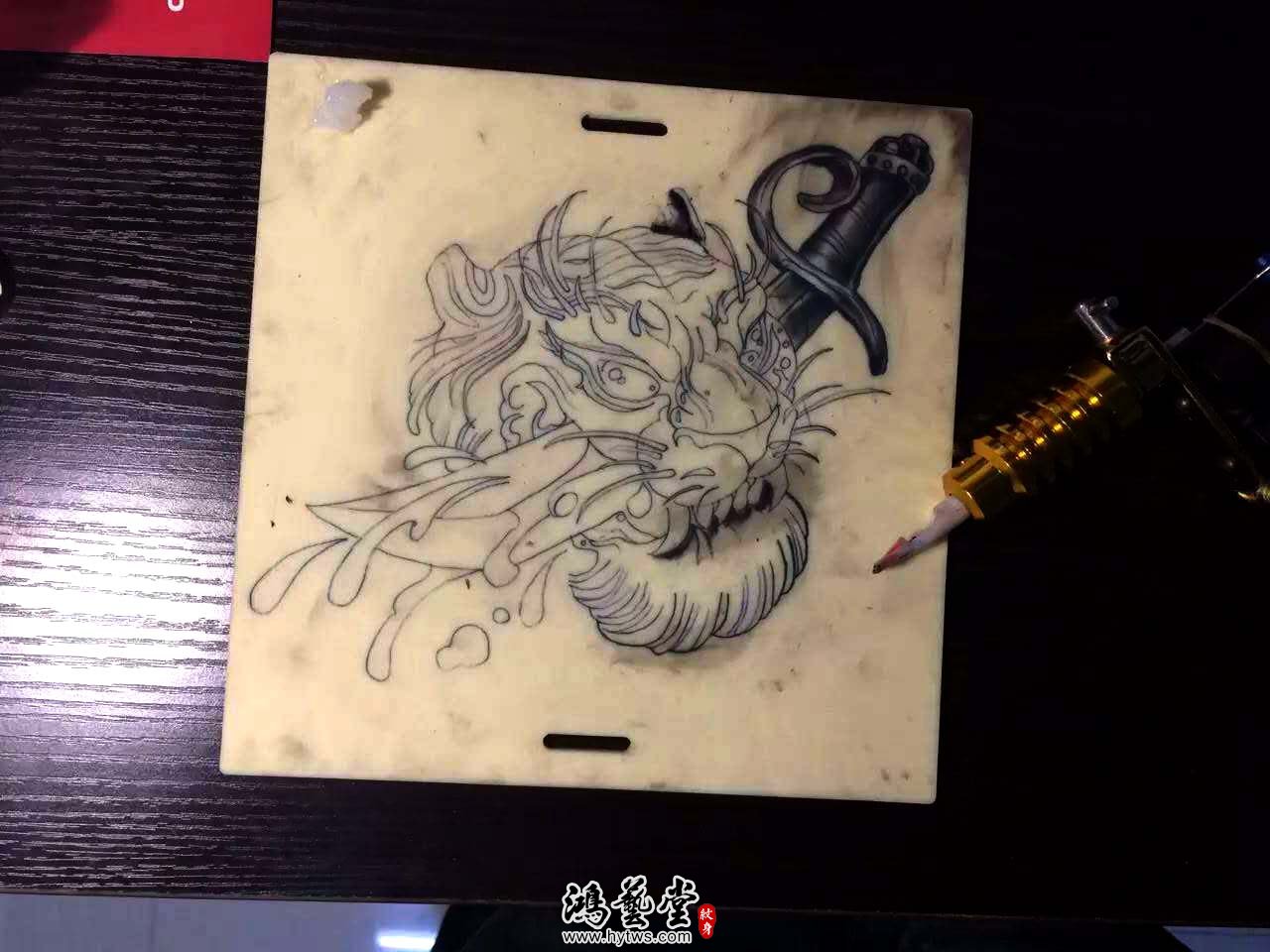 纹身学员练习作品